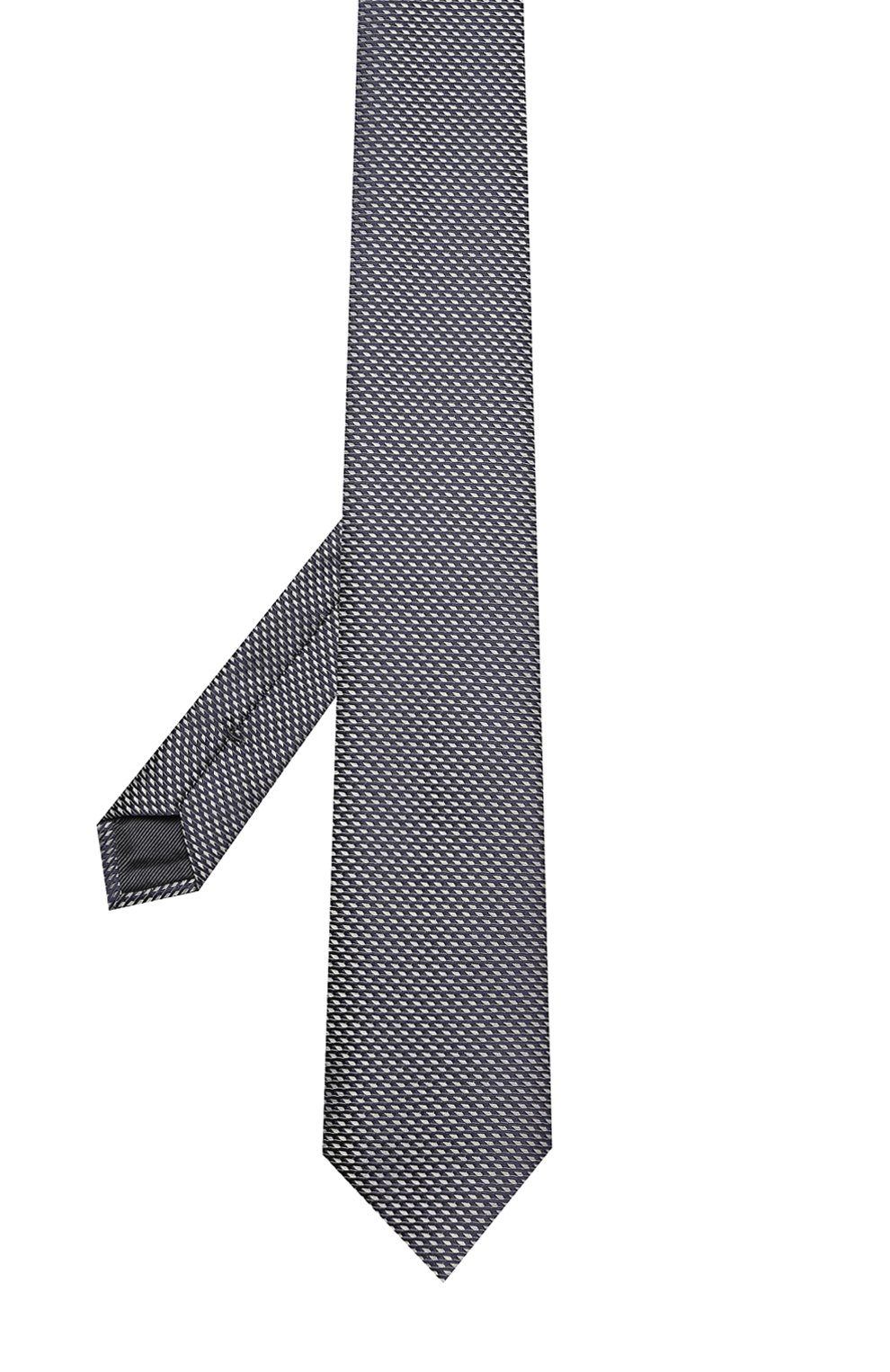 Шелковый галстук с узором ZEGNA синего цвета по цене 17950 руб., арт. Z9D661L8, фото 2 Шелковый галстук с узором ZEGNA, арт. Z9D661L8, фото 2
