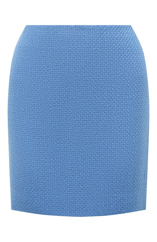 Юбка из хлопка и вискозы Akhmadullina 1124.3Y624/C420 Голубой 1124.3Y624/C420