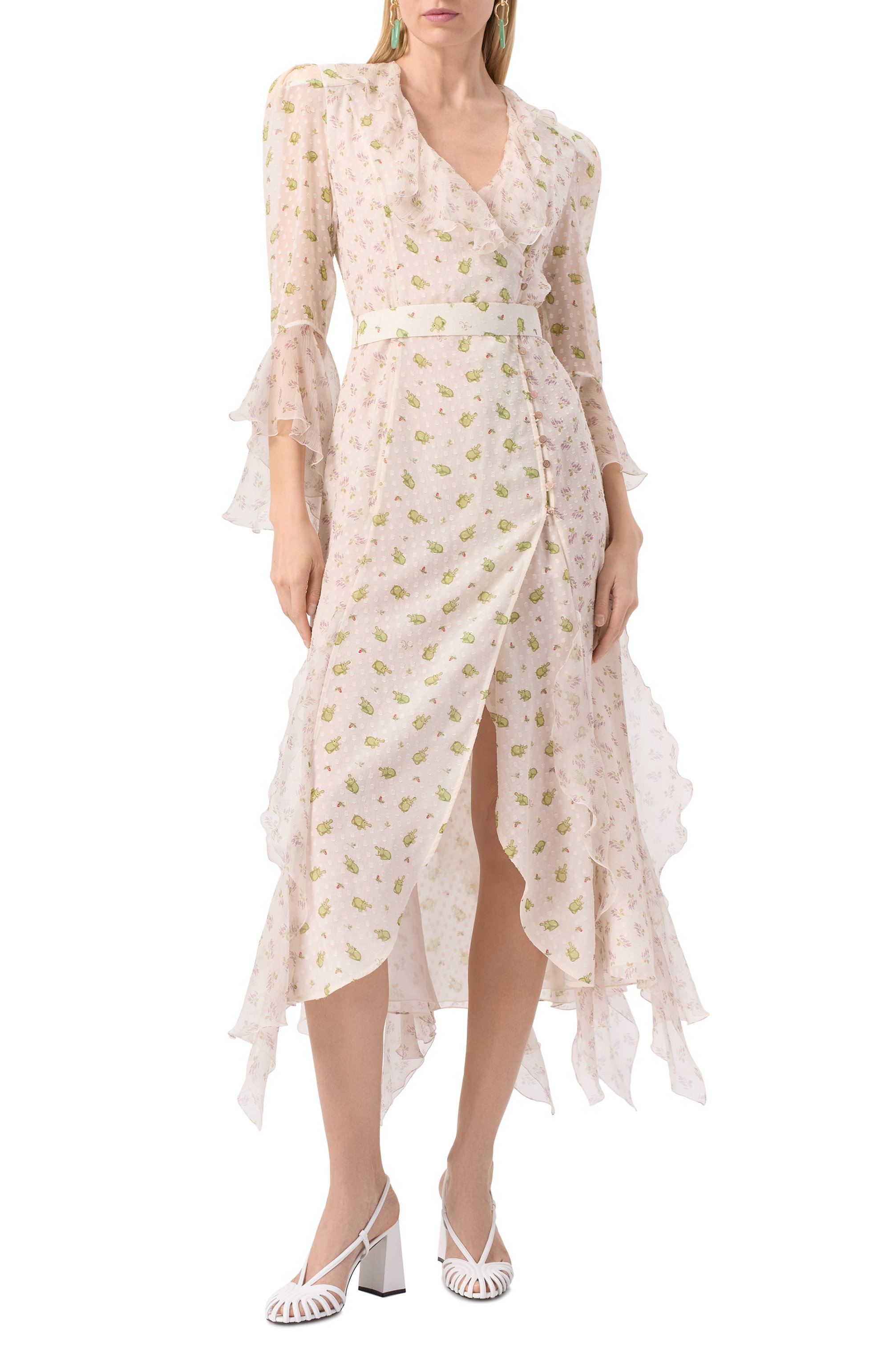 Шелковое платье ULYANA SERGEENKO, арт. ABM007FW24P 2284Т24, фото 3