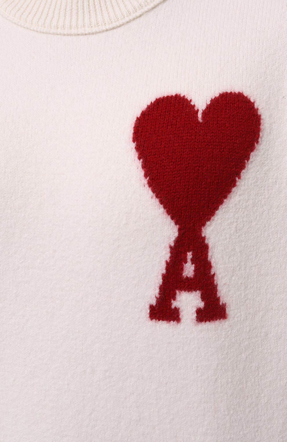 Шерстяной свитер AMI, арт. BFUKS006/018, фото 5