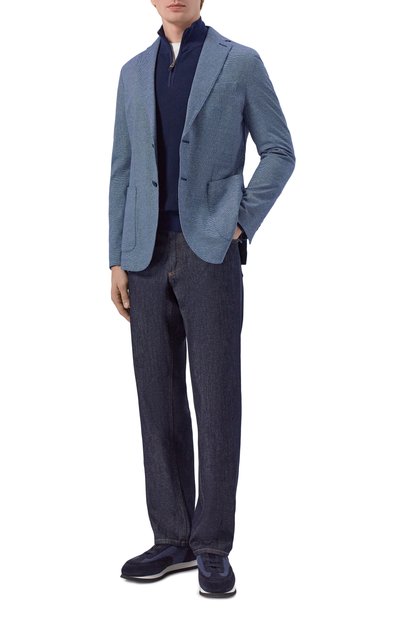 Мужской хлопковый джемпер CANALI, арт. C0015/MK02461