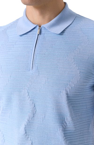 Поло из шелка и хлопка ZILLI, арт. KZP002M0142VTNW00_62-64, фото 5