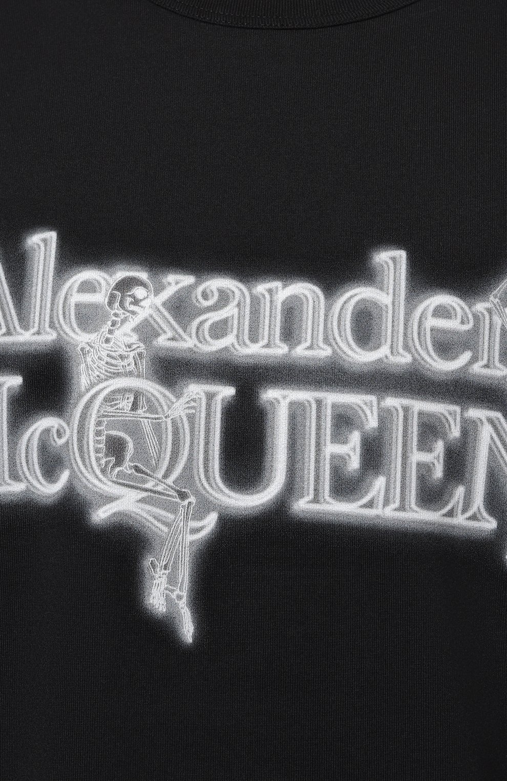 Хлопковая футболка ALEXANDER MCQUEEN, арт. 750656, фото 5