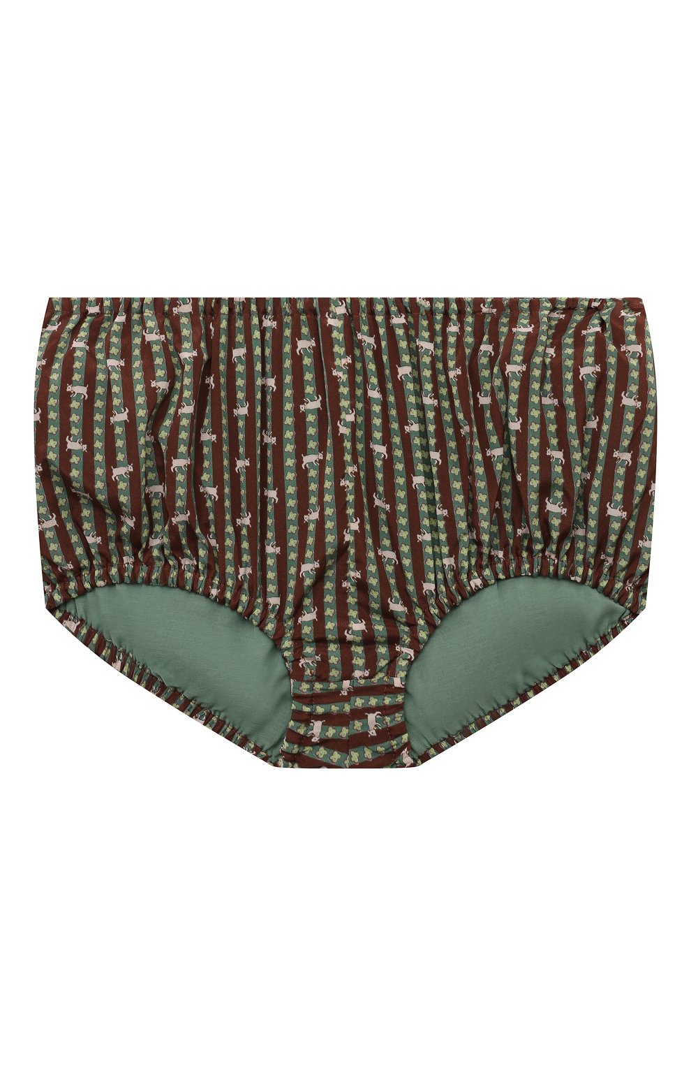 Комплект из платья и шорт ULYANA SERGEENKO коричневого цвета по цене 115000 руб., арт. ABC001KD23P (0311Б23), фото 4 Комплект из платья и шорт ULYANA SERGEENKO, арт. ABC001KD23P (0311Б23), фото 4