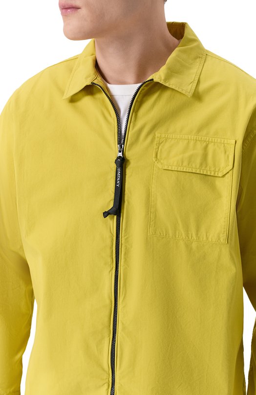 Хлопковая куртка-рубашка C.P. Company 20CM0S705A/110143G Жёлтый  20CM0S705A/110143G Фото 5