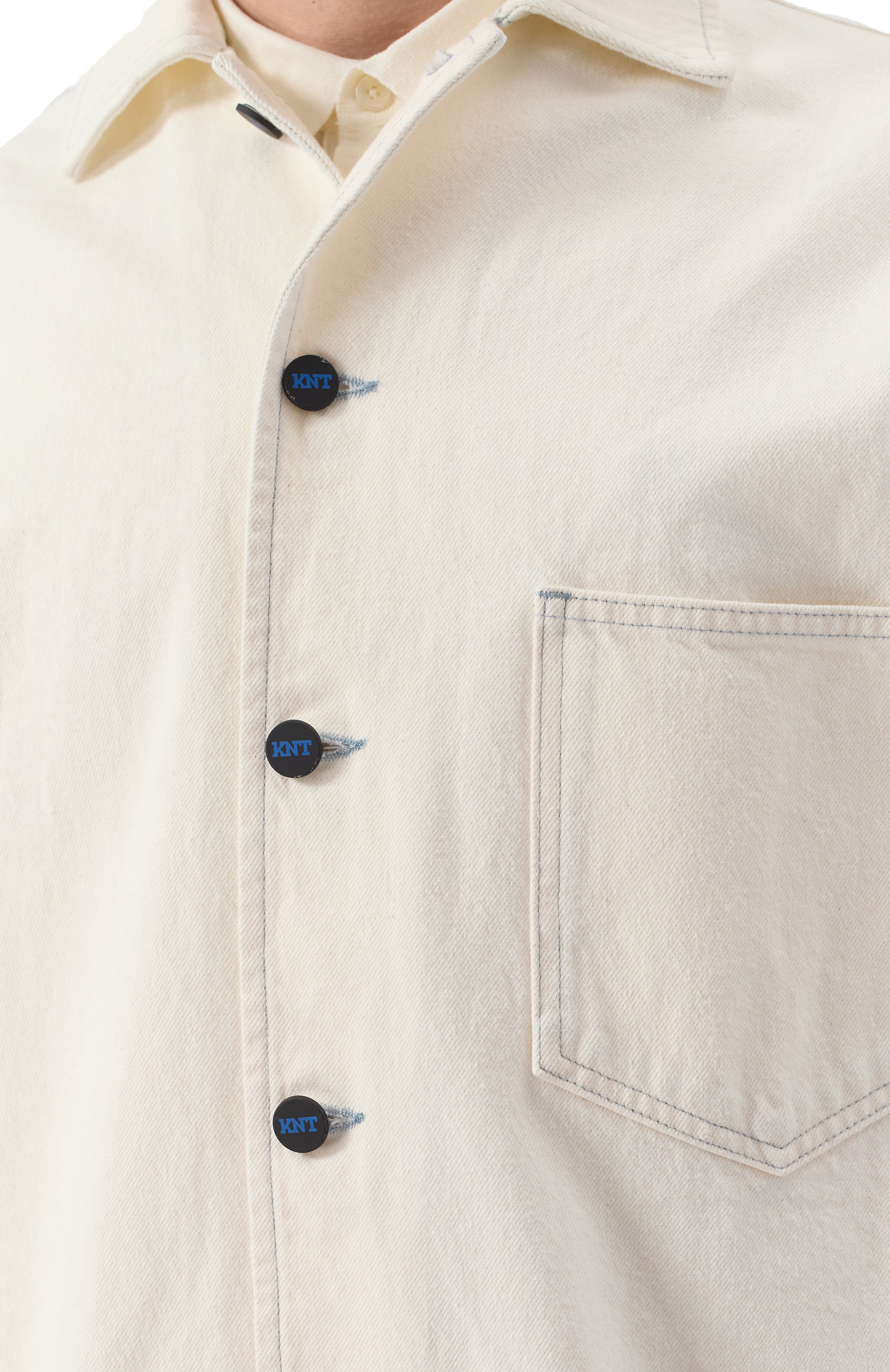 Джинсовая рубашка KITON, арт. UGK111K0754F03, фото 5