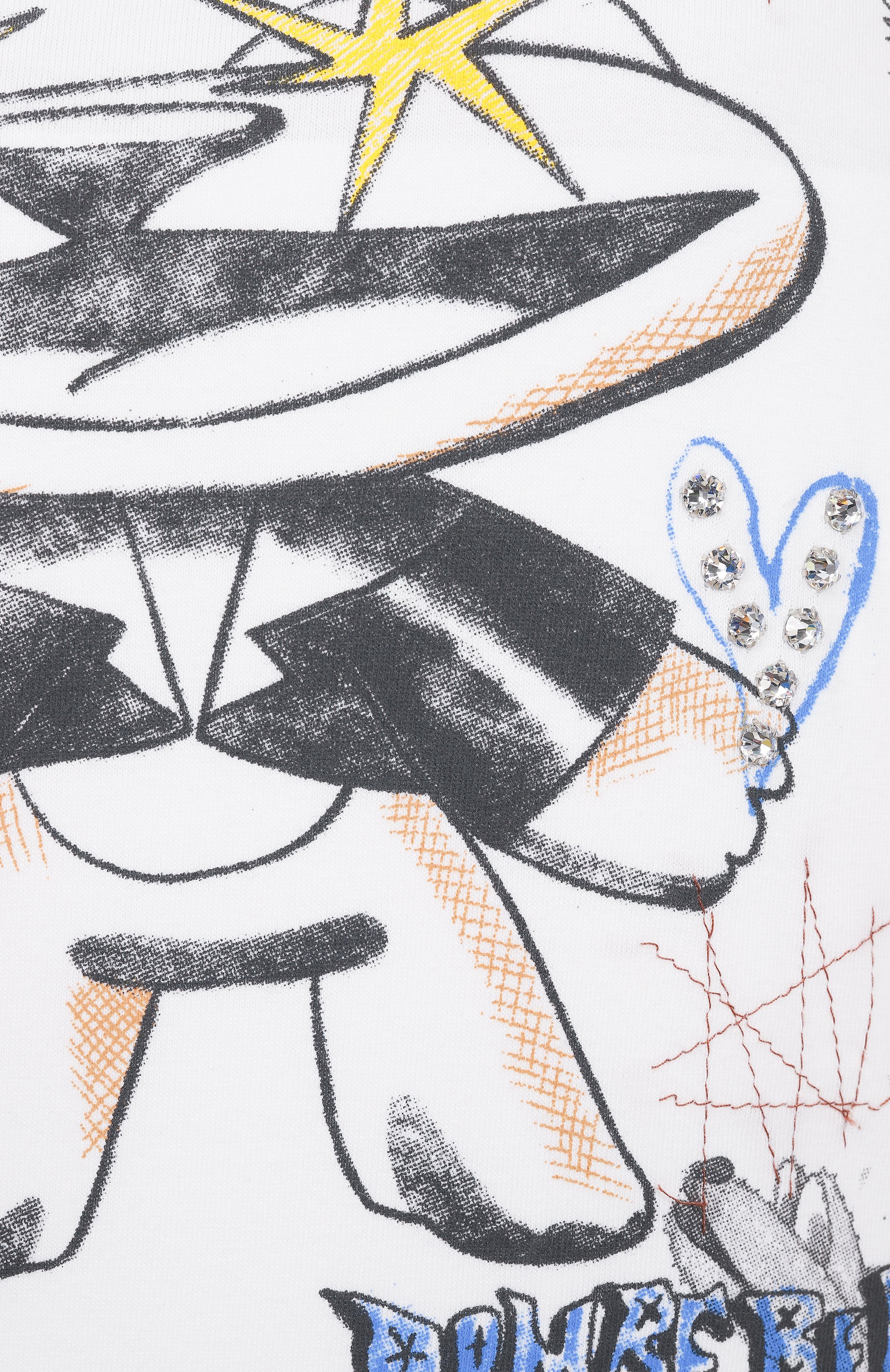 Хлопковая футболка DOMREBEL, арт. WANTED T-SHIRT SWAR0WSKI, фото 6