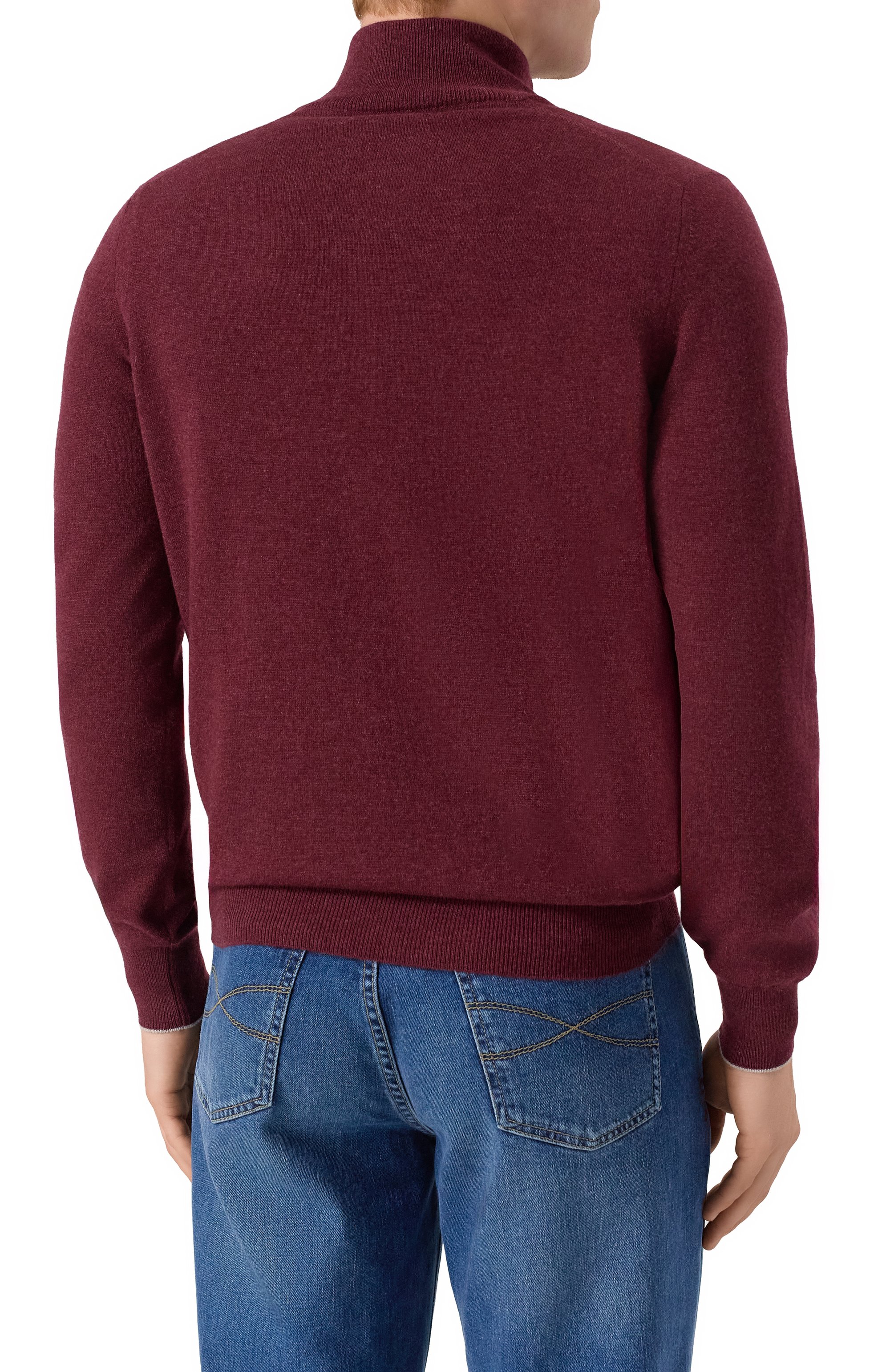 Кашемировый джемпер BRUNELLO CUCINELLI, арт. M2200124, фото 4