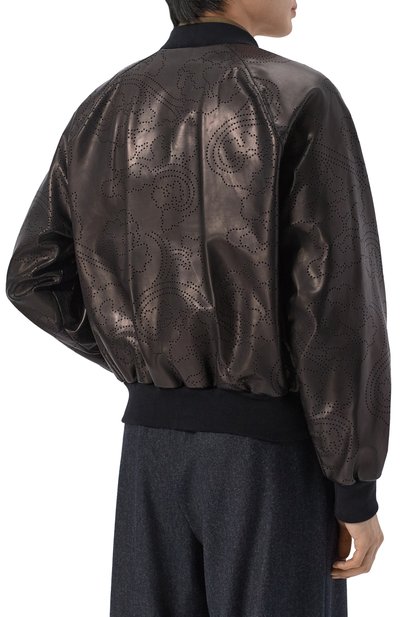 Кожаный бомбер GIORGIO ARMANI, арт. GM003286/AF25013, фото 4