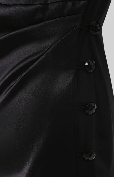 Шелковое платье SAINT LAURENT, арт. 586375/Y013G, фото 5