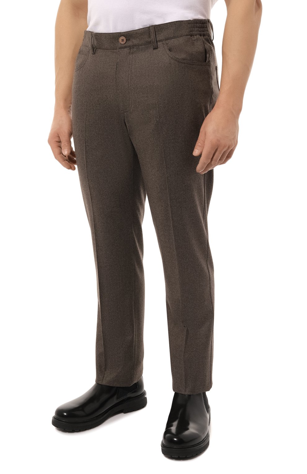 Брюки из �шерсти и кашемира STEFANO RICCI, арт. M1T2400321/WKC601, фото 3