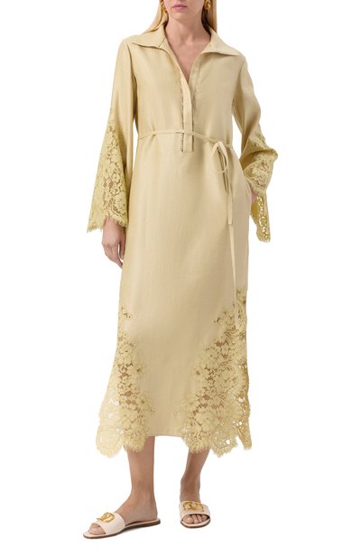 Платье изо льна и шелка MVST, арт. 25E/X2P/0/H091/5546, фото 3