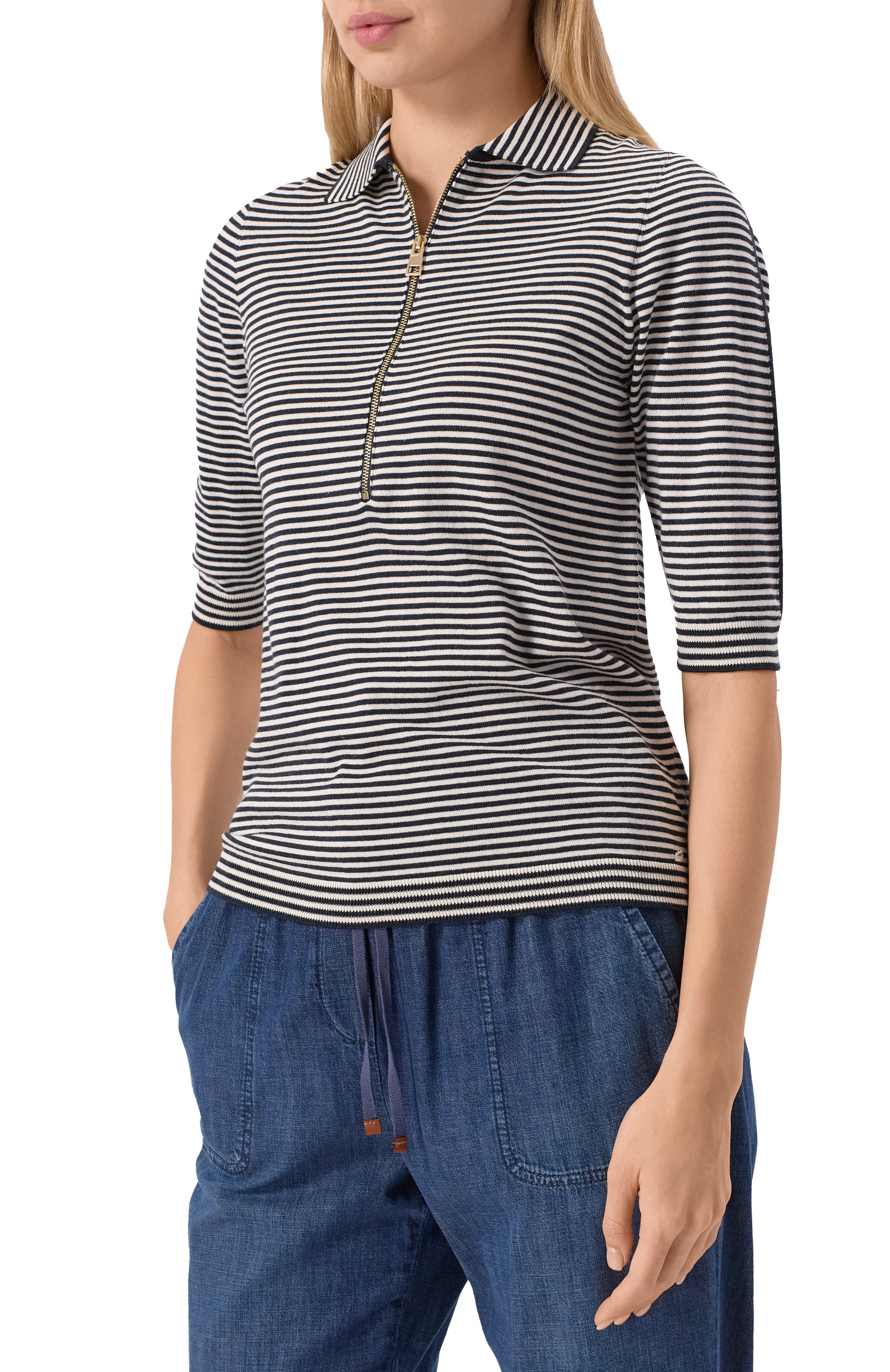 Пуловер из шелка и хлопка LORENA ANTONIAZZI, арт. P25113VM47A/3039, фото 3