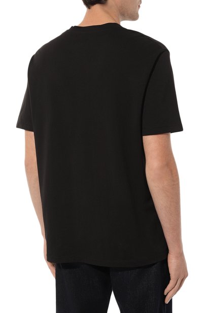 Хлопковая футболка BISIBIGLIO черного цвета по цене 11550 руб., арт. SU0R MAD0NNA, фото 4 Хлопковая футболка BISIBIGLIO, арт. SU0R MAD0NNA, фото 4