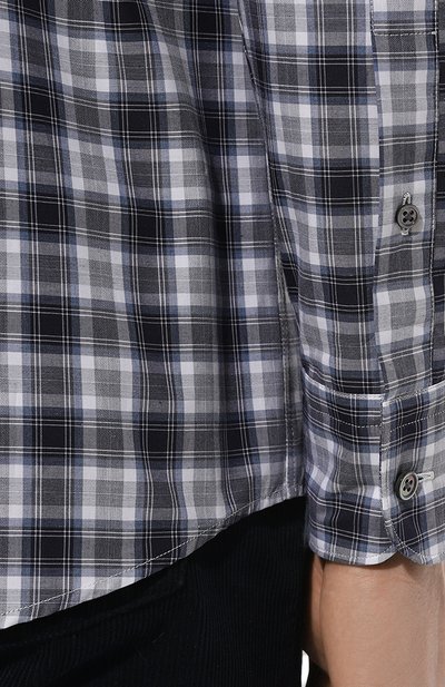 Хлопковая рубашка ZEGNA, арт. UDX21A7/SRF5, фото 5