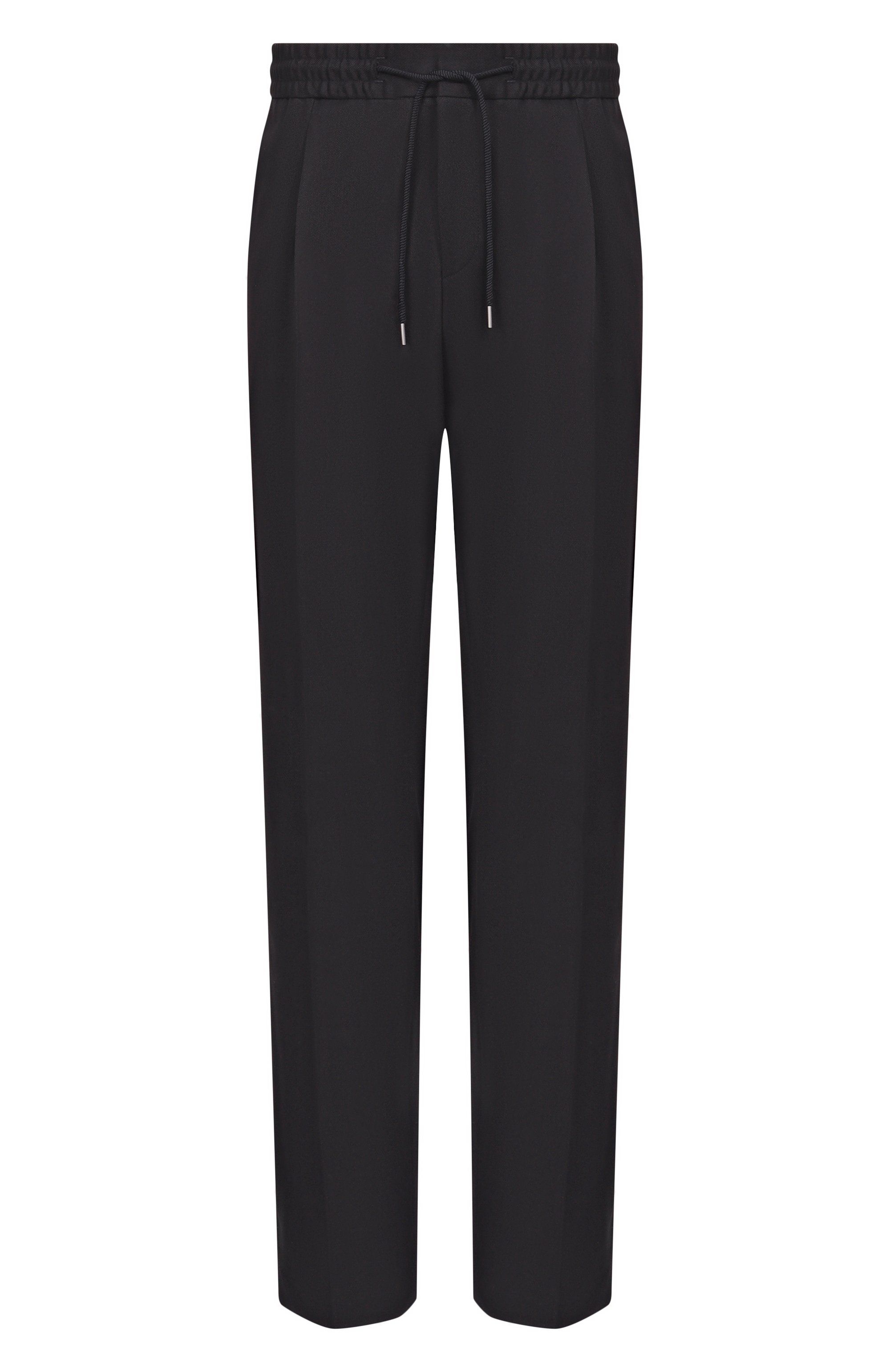 Брюки из лиоцелла и хлопка HUGO черного цвета по цене 18950 руб., арт. 50554856, фото 1 Брюки из лиоцелла и хлопка HUGO, арт. 50554856, фото 1