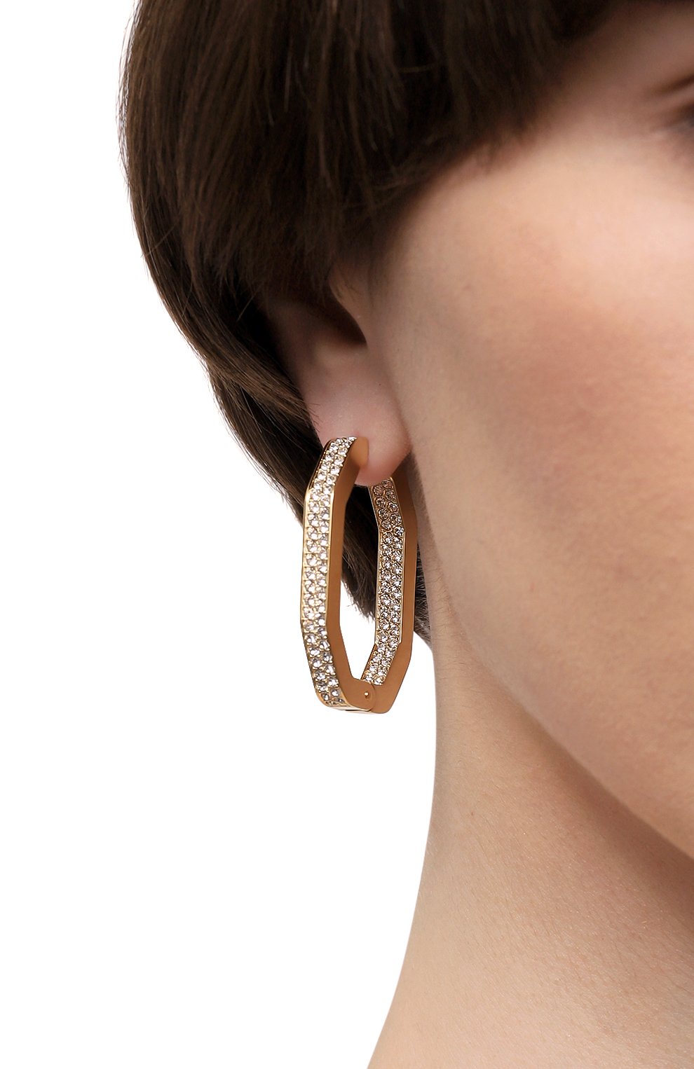 Серьги dextera SWAROVSKI золотого цвета по цене 28900 руб., арт. 5618304, фото 2 Серьги dextera SWAROVSKI, арт. 5618304, фото 2