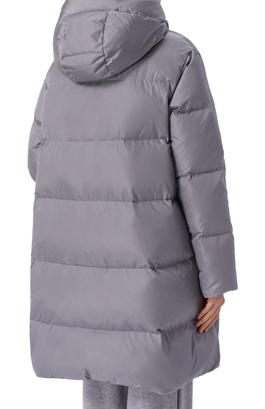 Пуховик с меховой отделкой Lempelius 263B NEV/3000 Серый  263B NEV/3000 Фото 4
