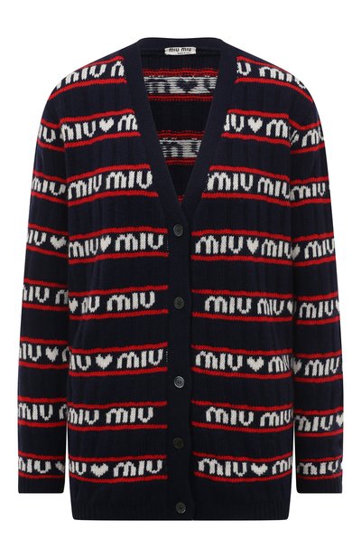 Шерстяной кардиган MIU MIU, арт. MMF376-1RR1-F0008, фото 1