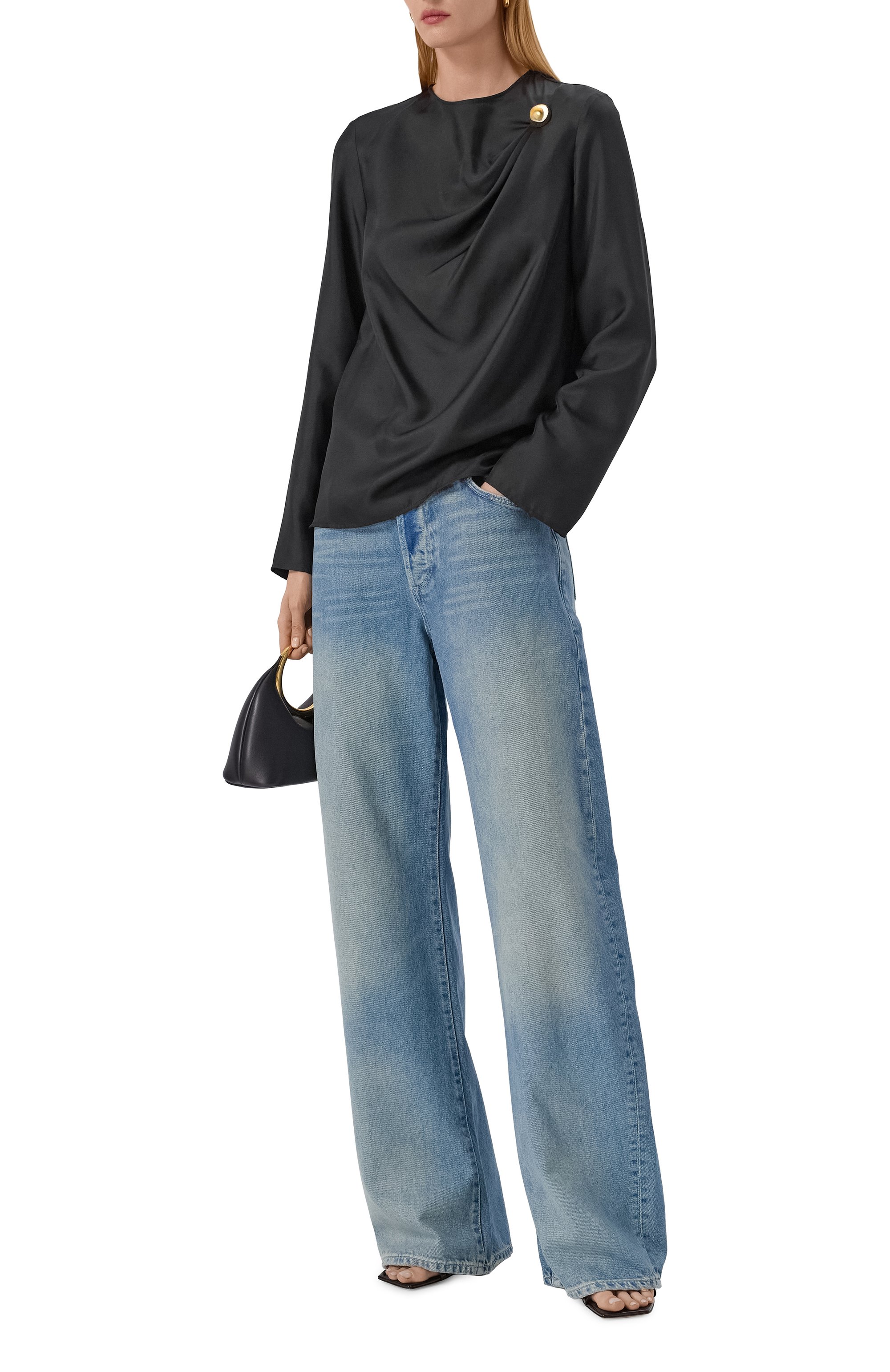 Шелковая блузка LOULOU DE SAISON, арт. AZAE, фото 2