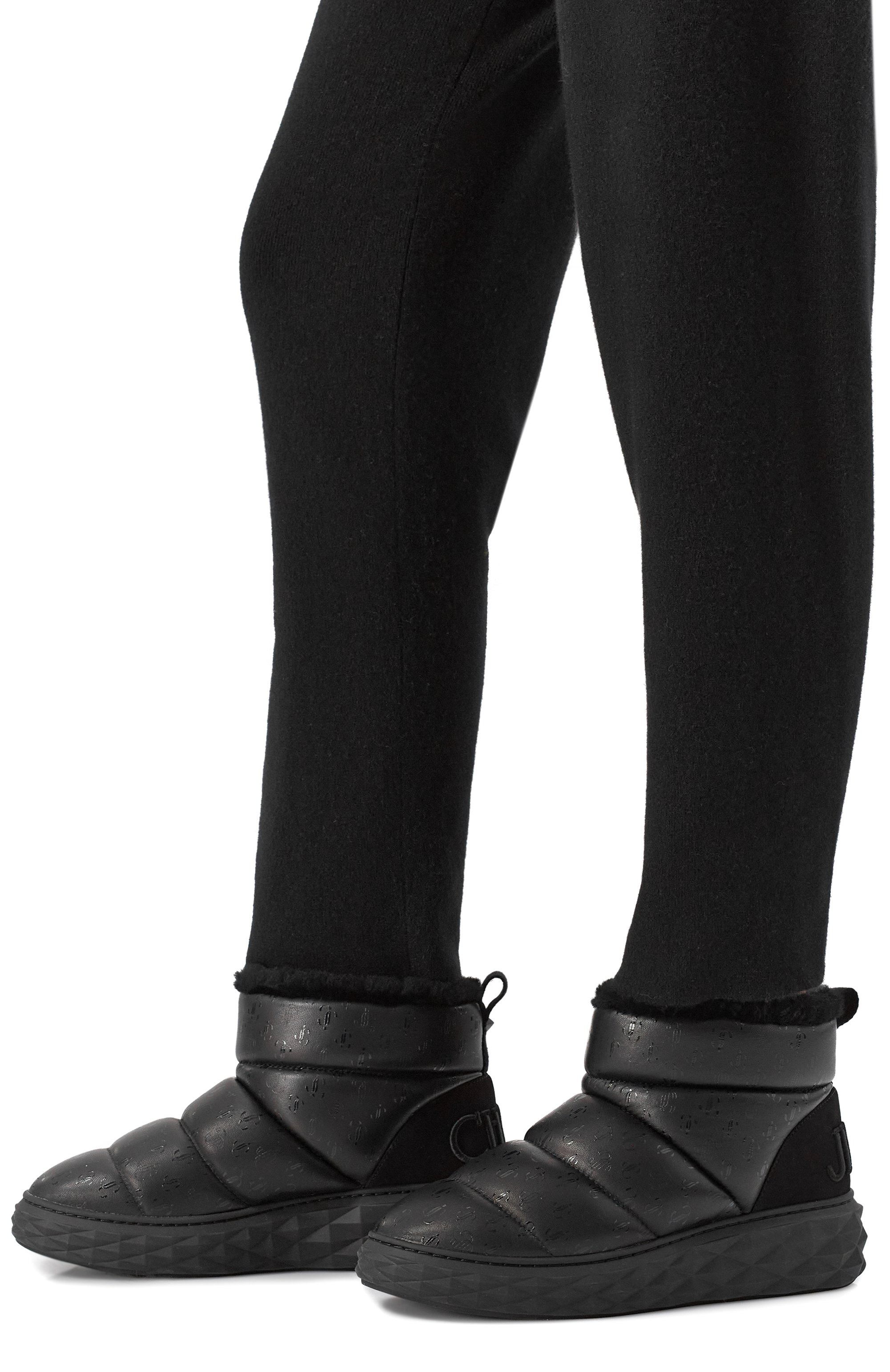 Кожаные полусапоги xan JIMMY CHOO, арт. XANQJJVBLACKMIX/, фото 2