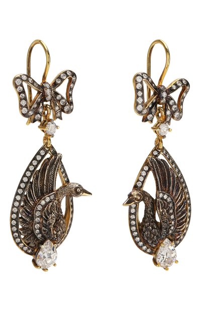 Серьги swan QUEENSBEE, арт. 202118/15,41, фото 3