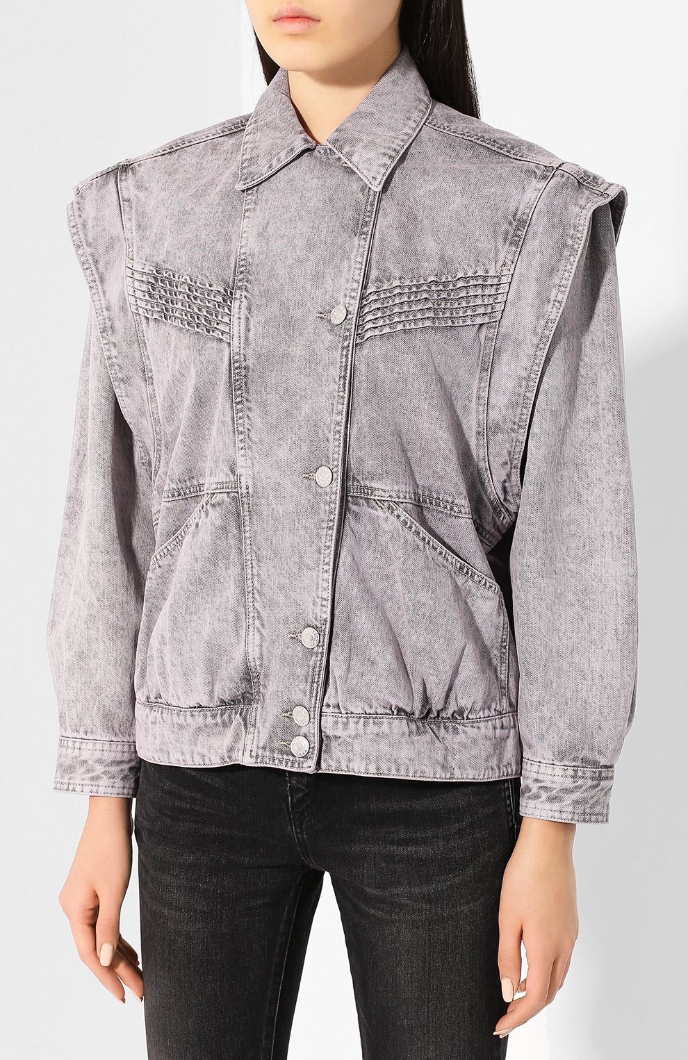 Джинсовая куртка ISABEL MARANT ETOILE, арт. VE1210-20P017E/HARM0N, фото 3
