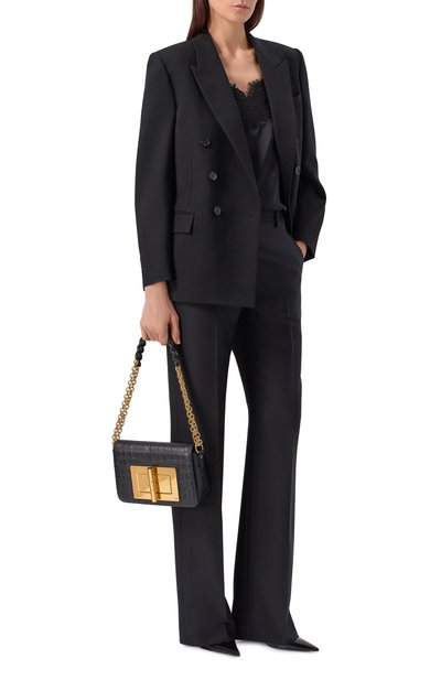 Сумка TOM FORD черного цвета по цене 430000 руб., арт. L0826TM0-LCL058/MG, фото 3 Сумка TOM FORD, арт. L0826TM0-LCL058/MG, фото 3