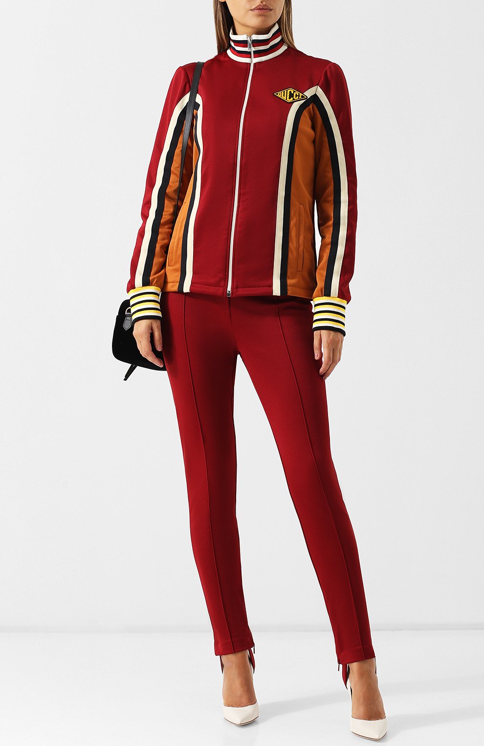 Кардиган на молнии с воротником-стойкой GUCCI, арт. 515077/X9R84, фото 2