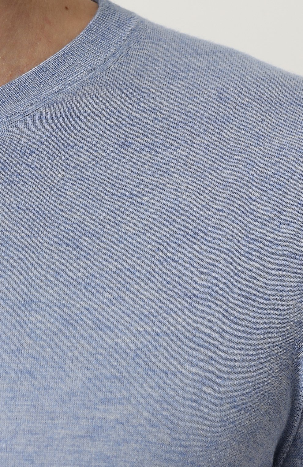 Джемпер тонкой вязки из смеси хлопка и кашемира FIORONI, арт. M14609A3, фото 5