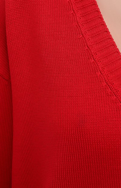 Хлопковый пуловер DSQUARED2 красного цвета по цене 45900 руб., арт. S75HA1045/S17612, фото 5 Хлопковый пуловер DSQUARED2, арт. S75HA1045/S17612, фото 5