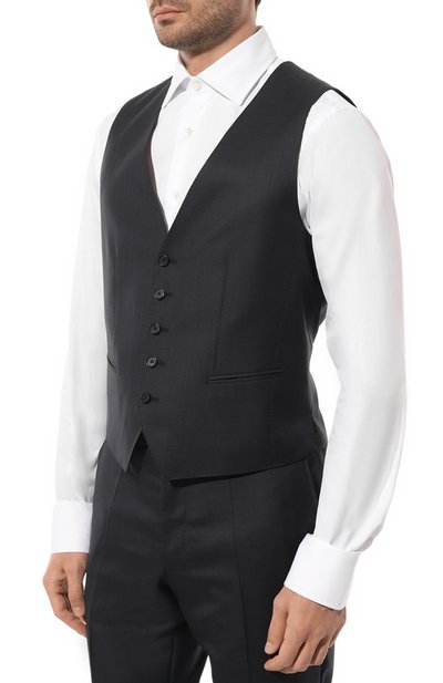 Шерстяной костюм-тройка BOSS, арт. 50470011, фото 4