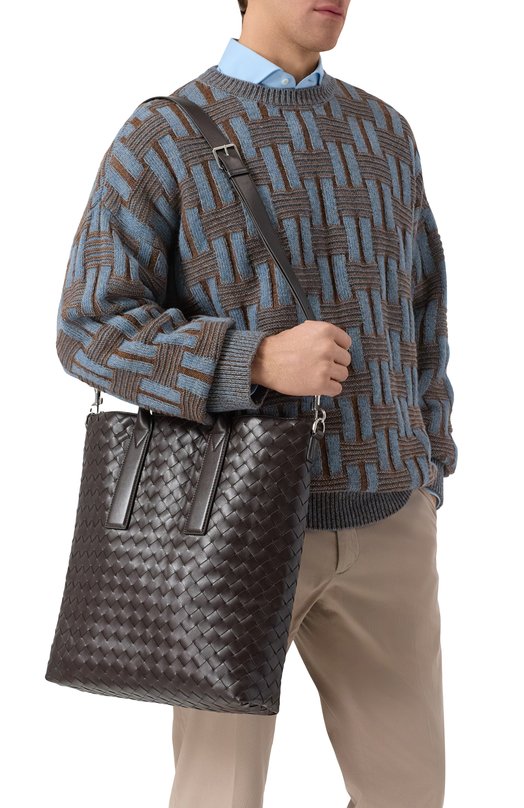 Сумка-тоут North-South Bottega Veneta 815783/V2HL1 Коричневый  815783/V2HL1 Фото 2