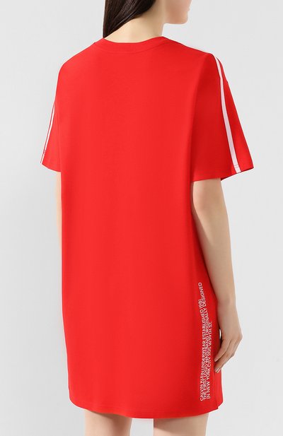 Хлопковая сорочка CALVIN KLEIN красного цвета по цене 5205 руб., арт. QS6196E, фото 4 Хлопковая сорочка CALVIN KLEIN, арт. QS6196E, фото 4