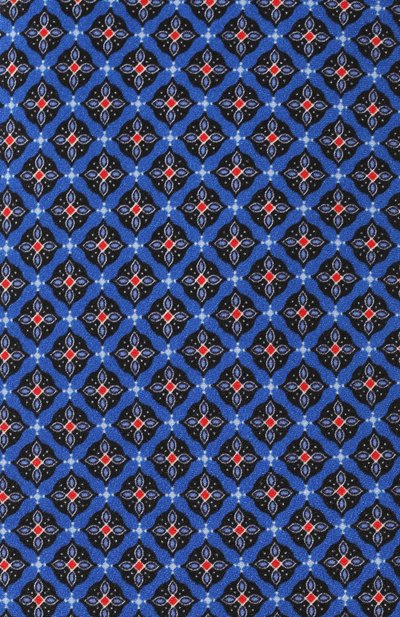 Шелковый галстук CANALI синего цвета по цене 19950 руб., арт. 18/HS03565, фото 4 Шелковый галстук CANALI, арт. 18/HS03565, фото 4