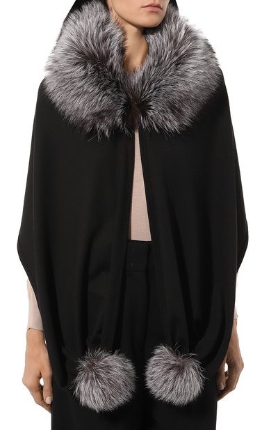 Капюшон с мехом лисы VICTORIA KUSENKOVA, арт. 199304123548, фото 3