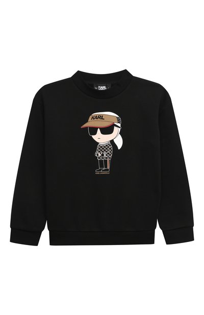 Хлопковый свитшот KARL LAGERFELD KIDS, арт. Z30252, фото 1