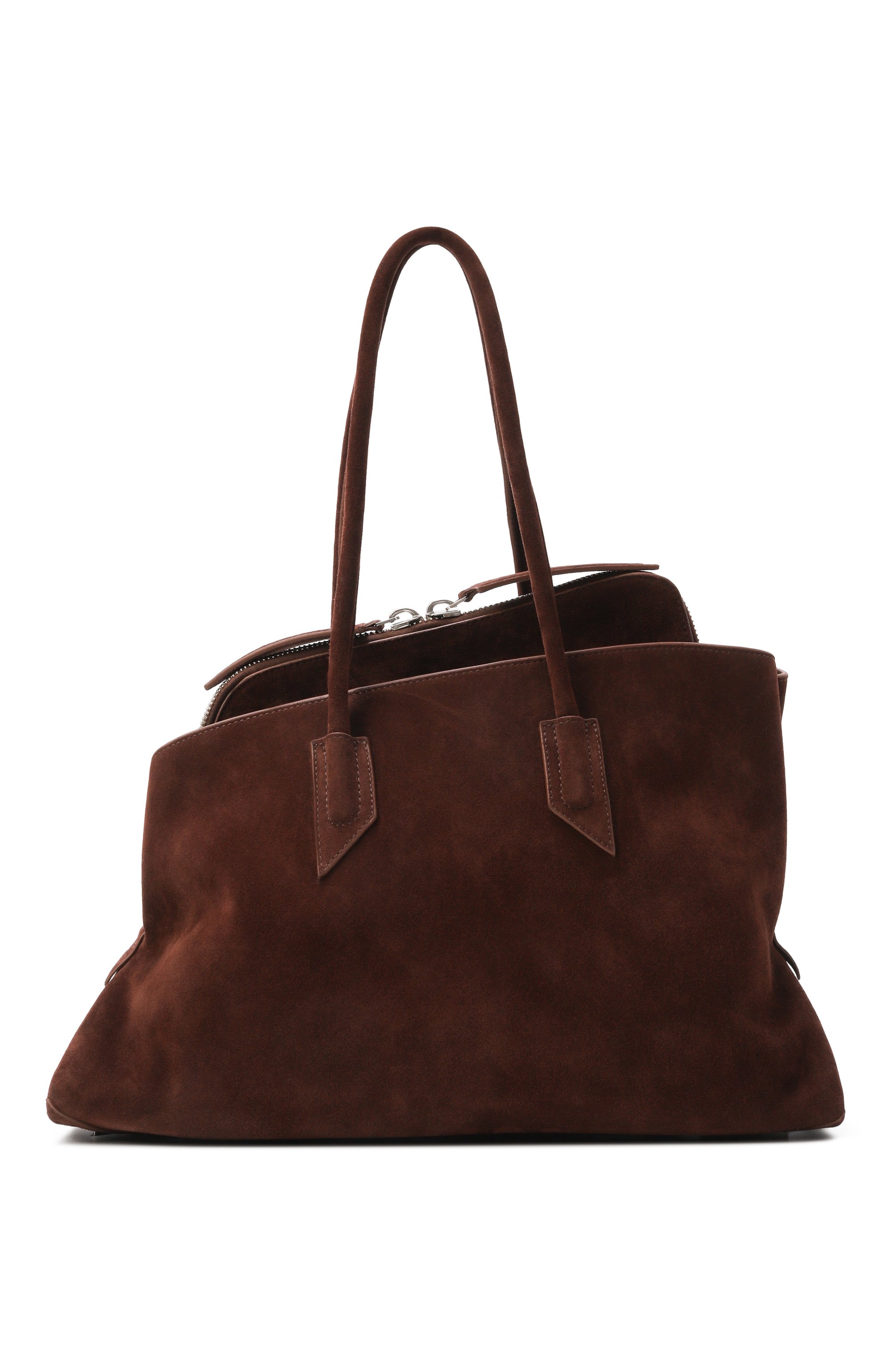 Сумка la passeggiata medium THE ATTICO темно-коричневого цвета по цене 213000 руб., арт. 250WAH00054/LBT007AA, фото 6 Сумка la passeggiata medium THE ATTICO, арт. 250WAH00054/LBT007AA, фото 6