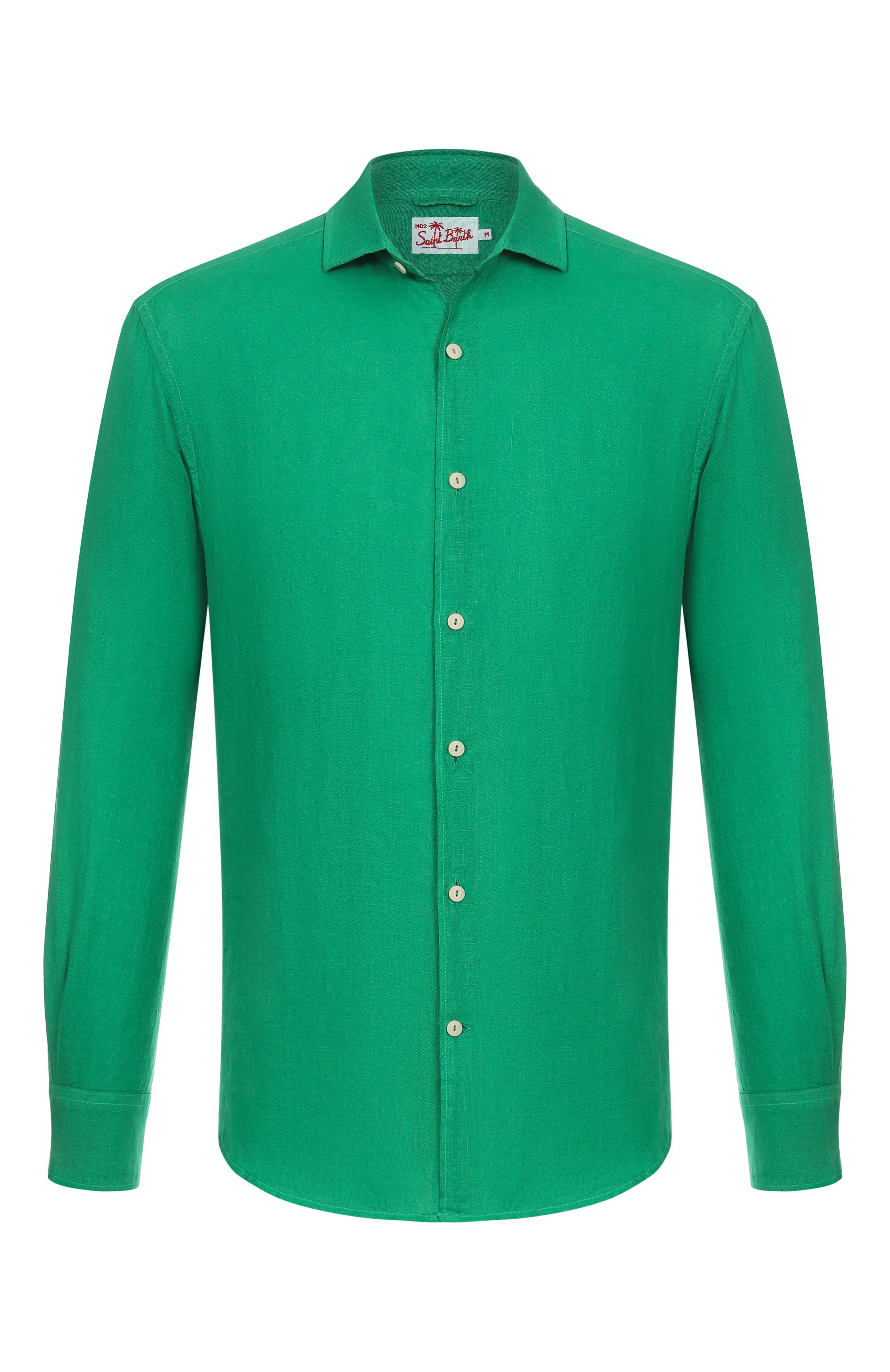 Льняная рубашка MC2 SAINT BARTH, арт. STBM PAMPL0NA/02003H, фото 1