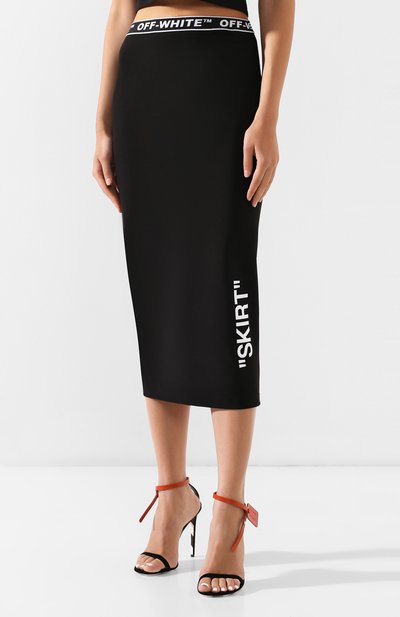 Юбка из вискозы OFF-WHITE, арт. 0WCC065R19B780661001, фото 3