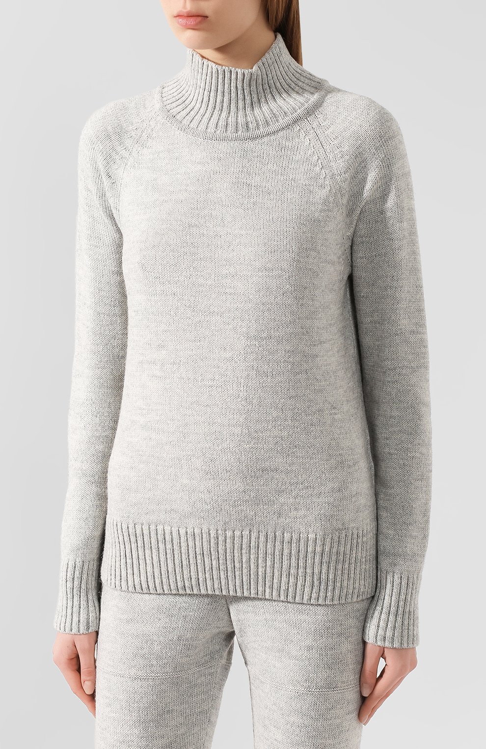 Костюм SEVEN LAB серого цвета по цене 24780 руб., арт. KN SS19-3 white grey, фото 2 Костюм SEVEN LAB, арт. KN SS19-3 white grey, фото 2