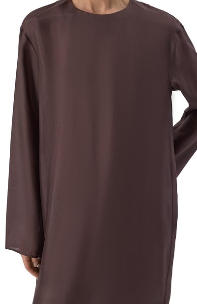 Шелковое платье AGREEG коричневого цвета по цене 110000 руб., арт. 14020434, фото 5 Шелковое платье AGREEG, арт. 14020434, фото 5