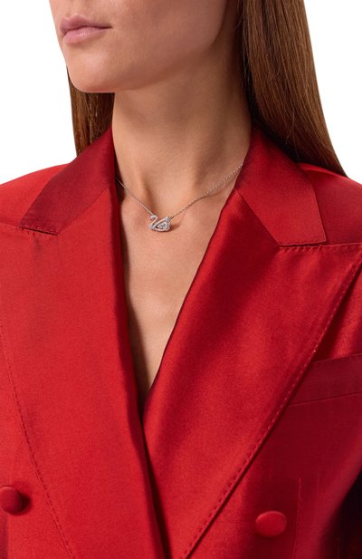 Кулон на цепочке swan SWAROVSKI серебряного цвета по цене 24500 руб., арт. 5514421, фото 2 Кулон на цепочке swan SWAROVSKI, арт. 5514421, фото 2