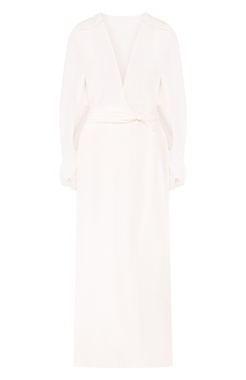 Шелковое платье ROLAND MOURET белого цвета по цене 232000 руб., арт. SS20/S0898/F0410, фото 1 Шелковое платье ROLAND MOURET, арт. SS20/S0898/F0410, фото 1