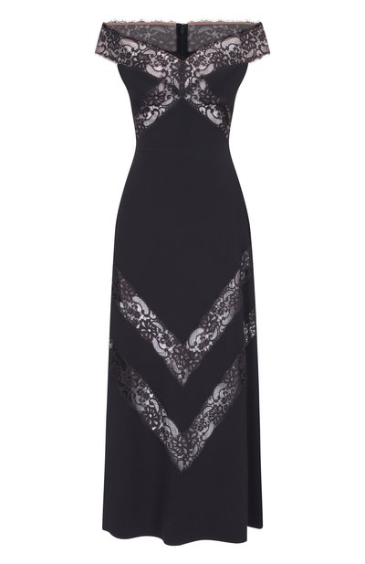 Женское платье из хлопка и шелка ELIE SAAB, арт. D0989NR26/CDL03