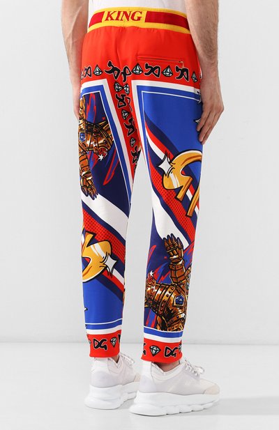 Хлопковые брюки DOLCE & GABBANA, арт. GYH8AT/HH7LN, фото 4