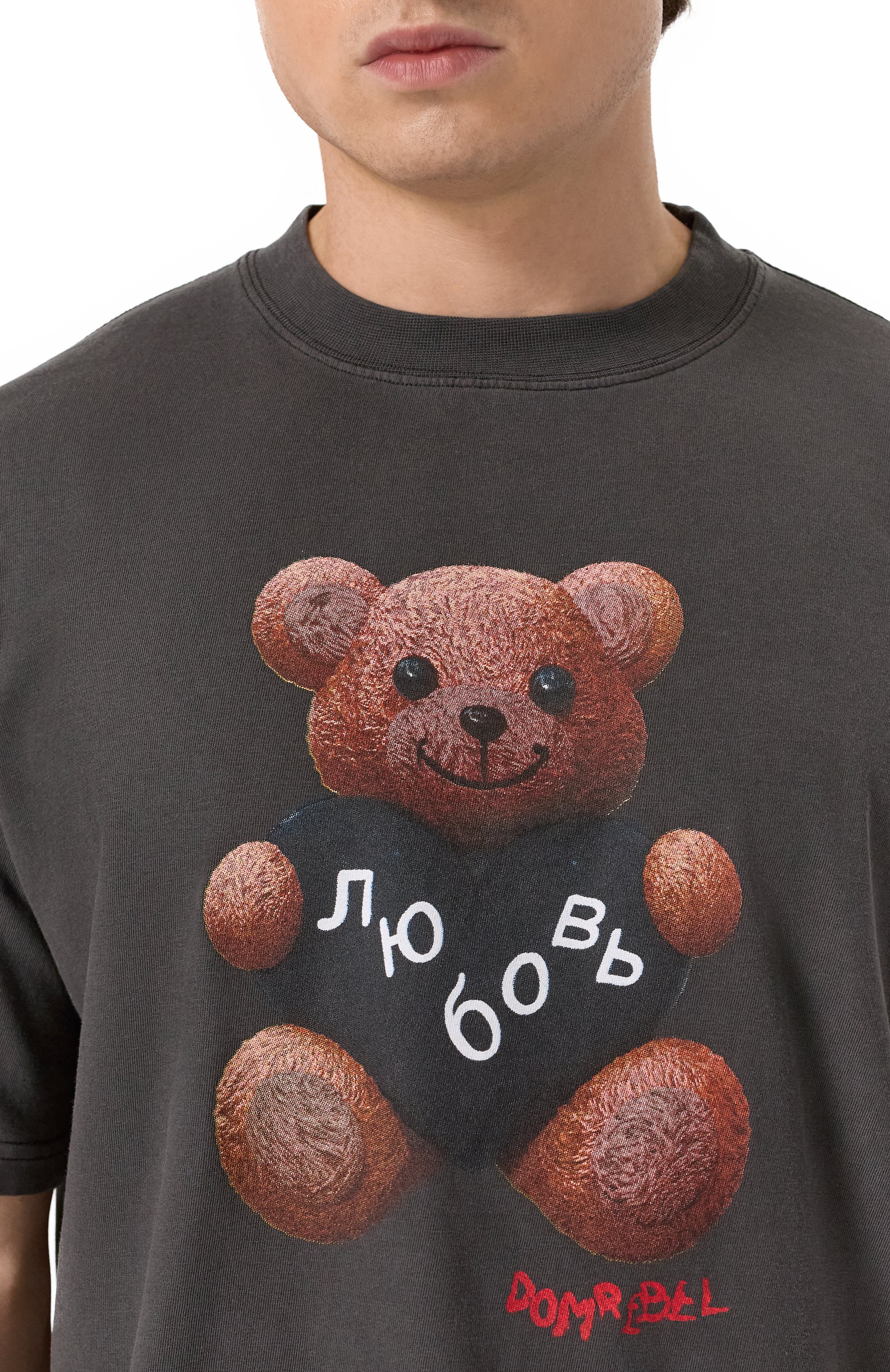 Хлопковая футболка DOMREBEL, арт. M L0VEBEAR/TSHIRT, фото 5