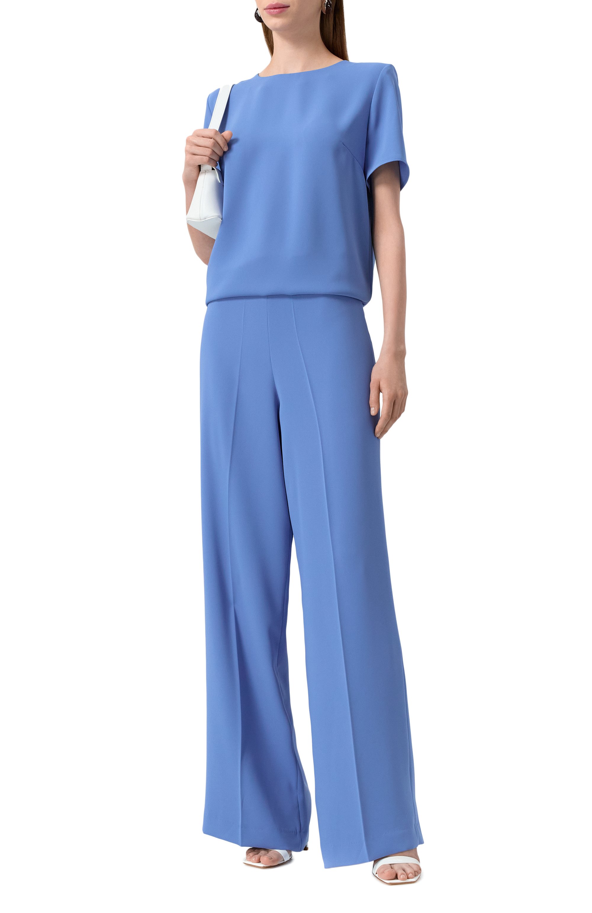 Топ P.A.R.O.S.H. голубого цвета по цене 32800 руб., арт. D312430, фото 2 Топ P.A.R.O.S.H., арт. D312430, фото 2