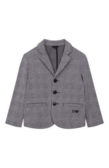 Пиджак из вискозы и хлопка EMPORIO ARMANI, арт. EB000616/AF16695