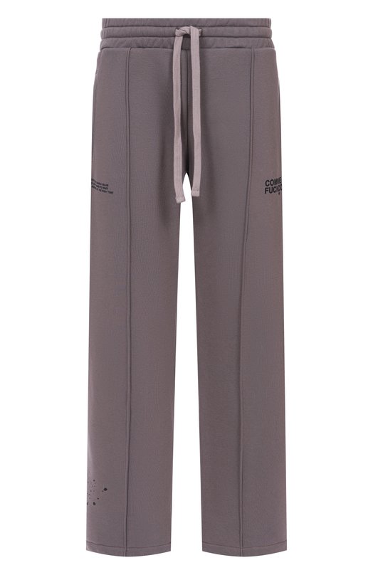 Хлопковые брюки Comme des Fuckdown CFABM01750 Серый CFABM01750